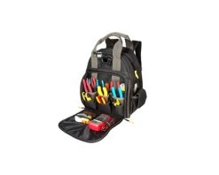 Custom Leathercraft L255 Lighted Tool Backpack Bag