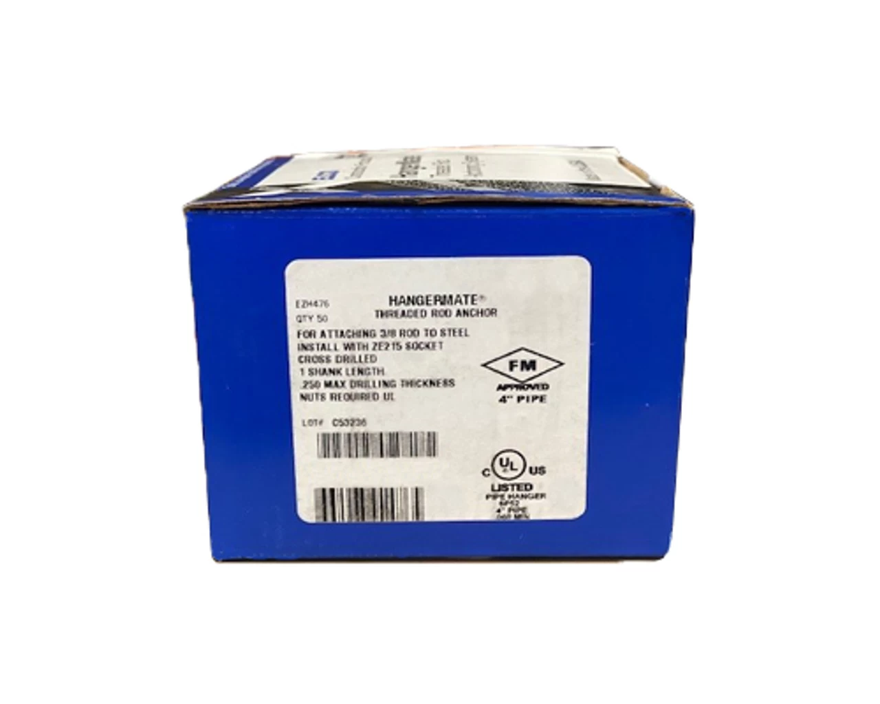 HangerMate EZH476-050 Horizontal Mount Screw For Steel With Lock Nut 3/8 Inch - Image 2