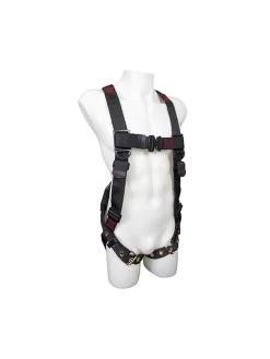Dentec 16H02772007FI Koala Behr Full Body Harness W/ 3 D-Ring & Quick-Connect Leg Straps, Universal
