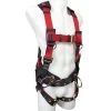 Dentec 16H12352WMFI Koala Behr Full Body Contractor Harness W/ 3 D-Ring & Tongue Buckle Leg Straps, Universal