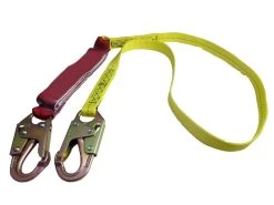 Dentec Safety 16LSL911601 6 FT Single EEA (External Energy Absorber) Lanyard With 3/4 Hook
