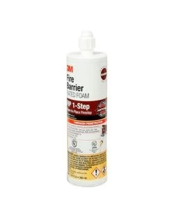 3M™ Fire Barrier Rated Foam, FIP 1-Step, 12.85 Fl. Oz. (380 ML) Cartridge