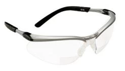 3M™ BX Reader Protective Eyewear, 11374-00000-20, Clear Lens, Silver Frame, +1.5 Dioptre