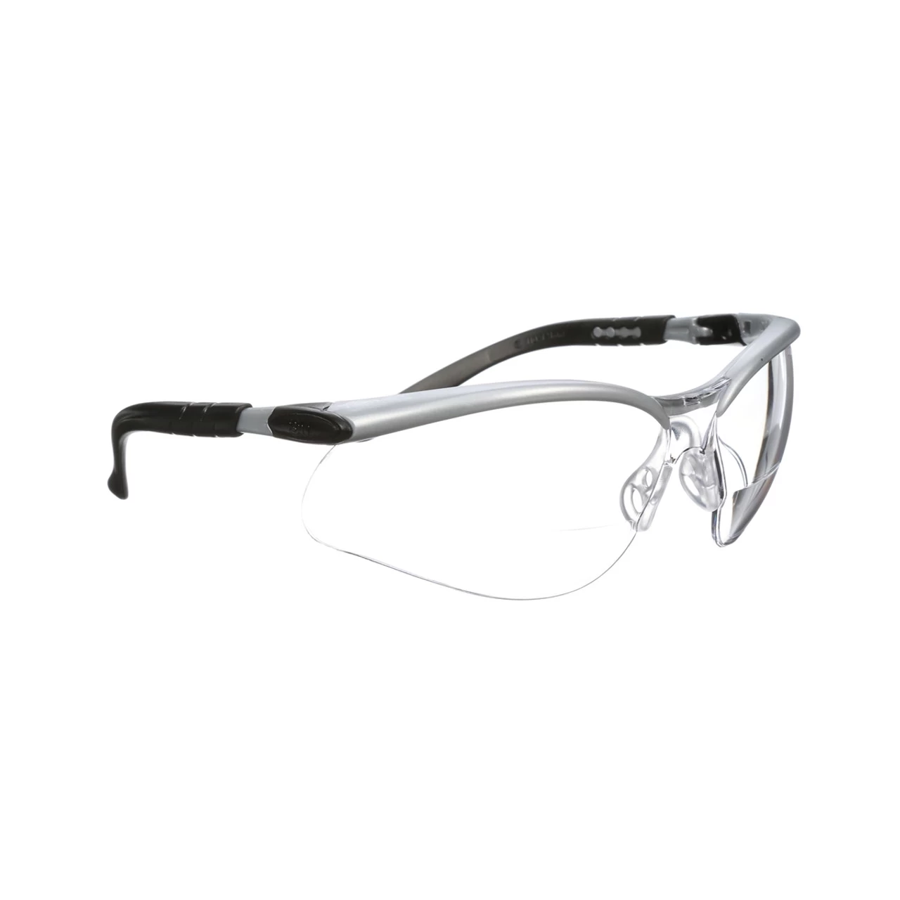 3M™ BX Reader Protective Eyewear, 11376-00000-20, Clear Lens, Silver Frame, +2.5 Dioptre - Image 2