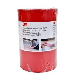 3M FWBT-6 Fire And Water Barrier Tape, 6 In X 75 Ft (15.24 Cm X 22.8 M)