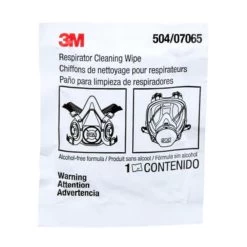 3M Respirator Cleaning Wipe, 504, Alcohol-free, Box Of 100