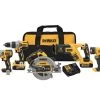Dewalt 20V MAX* XR 5-Tool Combo Kit DCK594P2