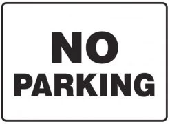 Accuform MVHR515VP Safety Sign: No Parking