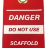 Red Scaffold Tags