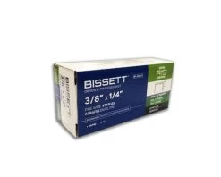 Bissett 1/4" Hammer Tacker Staples, Fits A19 Stapler