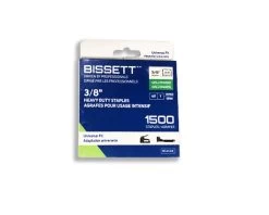 Bissett 3/8" Hammer Tacker Staples, Fits A11/T50 Type