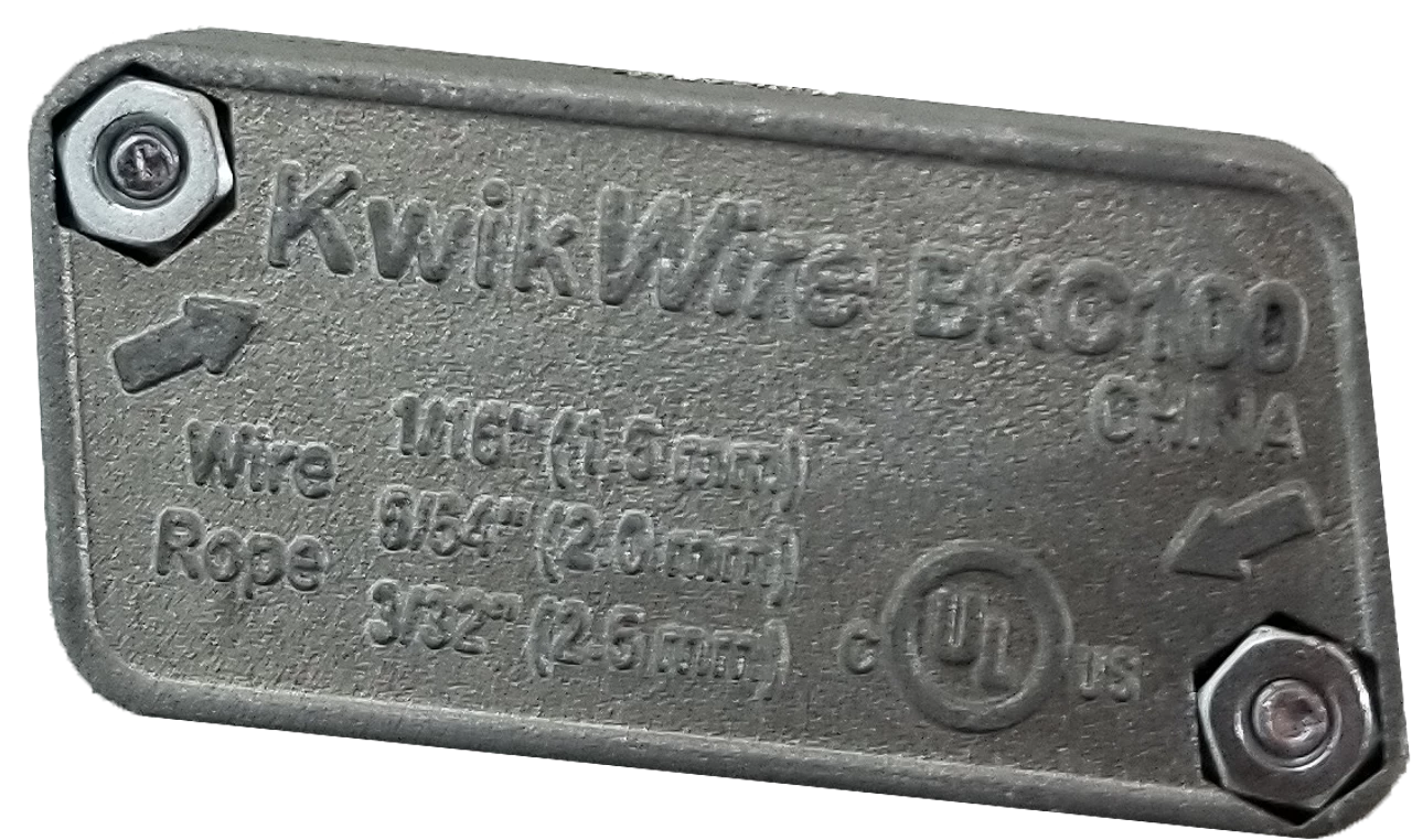 B-Line BKC100, 1/16" To 3/32" KwikWire Clamp - Image 2