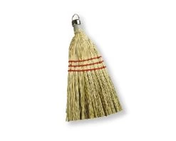 3-string Corn Whisk Broom/Metal Cap