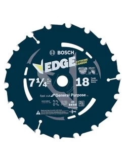 Bosch DCB718 7-1/4" 18 Tooth Edge Circular Saw Blade Fast Cut