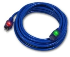Century Wire D17446050 Pro Glo 12/3 50 Foot Extension Cord Blue Single-Ended