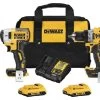 DeWalt DCK248D2 20V MAX* XR Brushless Cordless 1/2 In. Drill/Driver And 1/4 In. Impact Driver Kit