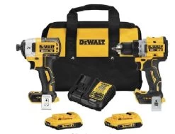 DeWalt DCK248D2 20V MAX* XR Brushless Cordless 1/2 In. Drill/Driver And 1/4 In. Impact Driver Kit