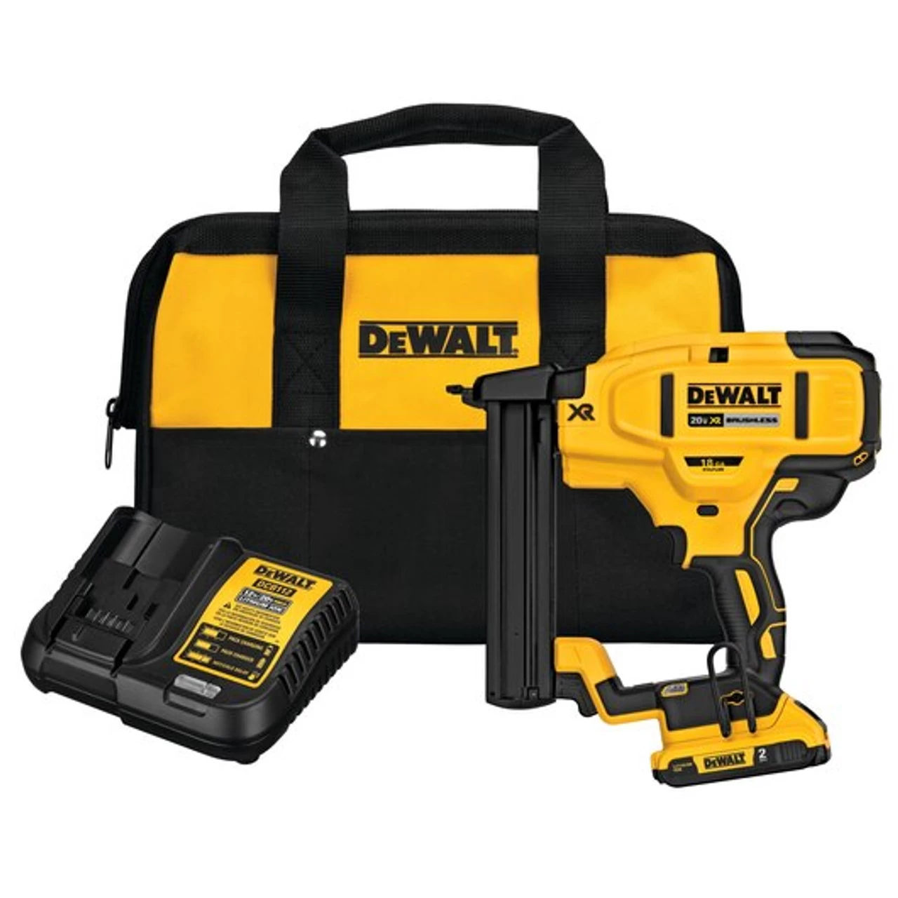 Dewalt DCN681D1 20V MAX XR 18ga Cordless Narrow Crown Stapler Kit - Image 2