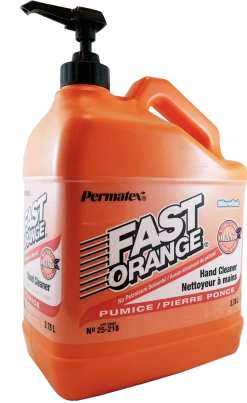 Permatex 20861 Fast Orange Fine Pumice Lotion Hand Cleaner 3.78L