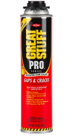 DuPont Dow 342101, GREAT STUFF PRO, Gaps And Cracks Insulating Gun Foam Sealant - 24oz