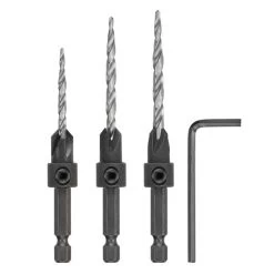 DeWaltDW2535 3 Pc. Countersink Set (#6, #8, #10)