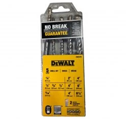 Dewalt DW5470 5 Pc Rock Carbide SDS+ Hammer Bit Set