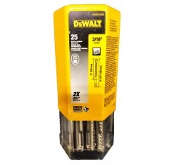 DeWalt DW5503B25 3/16"x4"x6-1/2" Solid Rock Carbide SDS+ Bits