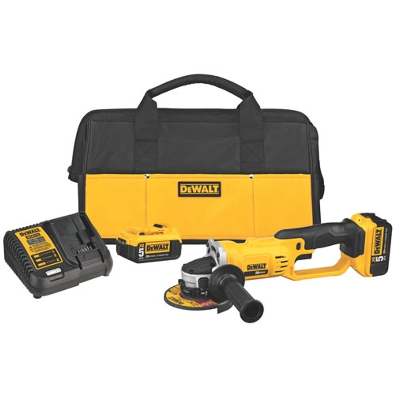 Dewalt DCG412P2 20V MAX Lithium Ion Grinder Tool Kit