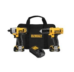 Dewalt DCK211S2 12V MAX Cordless Li-ion Drill/Driver & Impact Driver Combo Kit