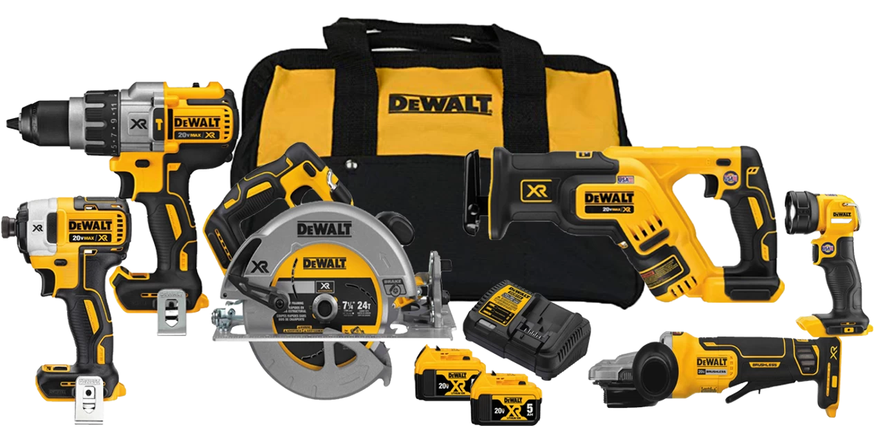 Dewalt DCK695P2 20V MAX XR 6-Tool Combo Kit