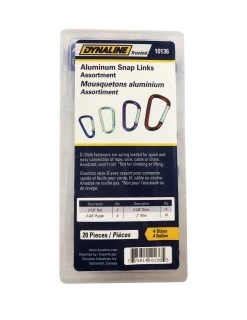 Dynaline 10136 Aluminum D-Ring Assortment