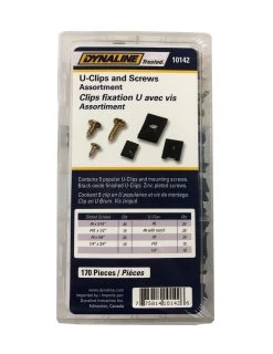 Dynaline 10142 U-Clip & Screw Assortment