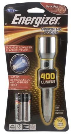 Energizer EPMZH21E Performance Metal LED Flashlight - 400 Lumens