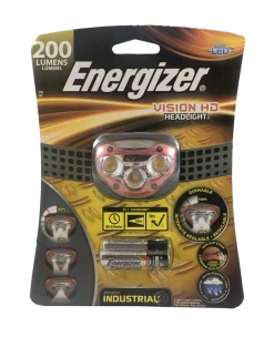 Energizer HDBIN32E Vision HD LED Headlight - 200 Lumens