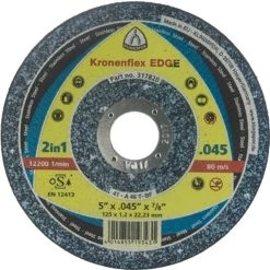 Klingspor 317818 4-1/2" X .045" X 7/8" Kronenflex Edge Cutting Wheel