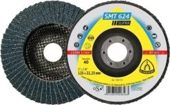 Klingspor 322765 4-1/2" X 7/8" Flap Disc, 40 Grit - SMT 624