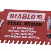 Diablo DS0408CFC 4" 8TPI Carbide Metal Cutting Recip Saw Blade