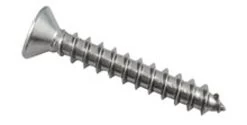 #8 Flat Head Square Drive Type A Screws - Stainless Steel