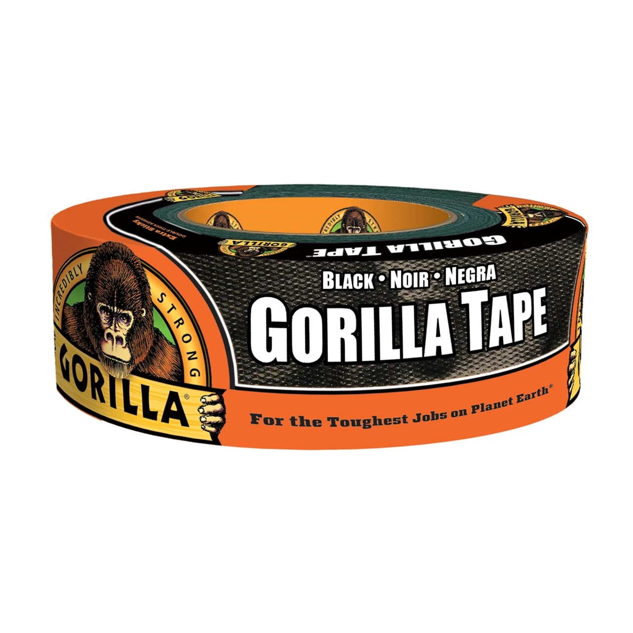 Gorilla Tape Black Duct Tape 1.88" X 35 Yards