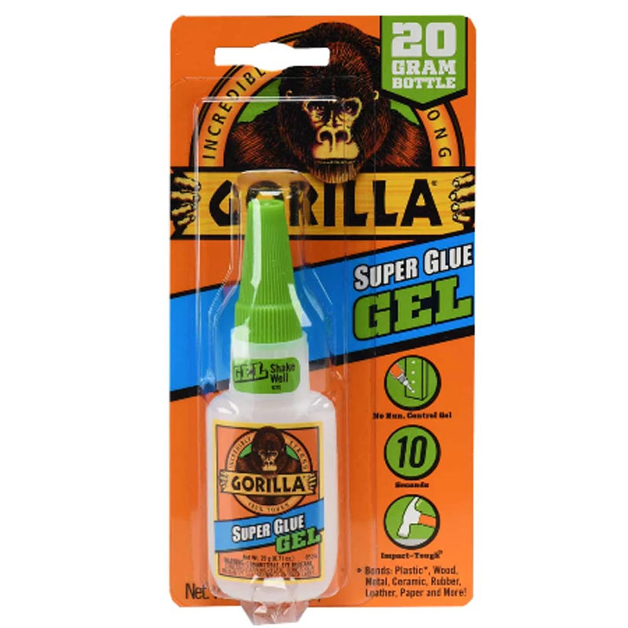 Gorilla 7710101 Super Gel Glue 20G