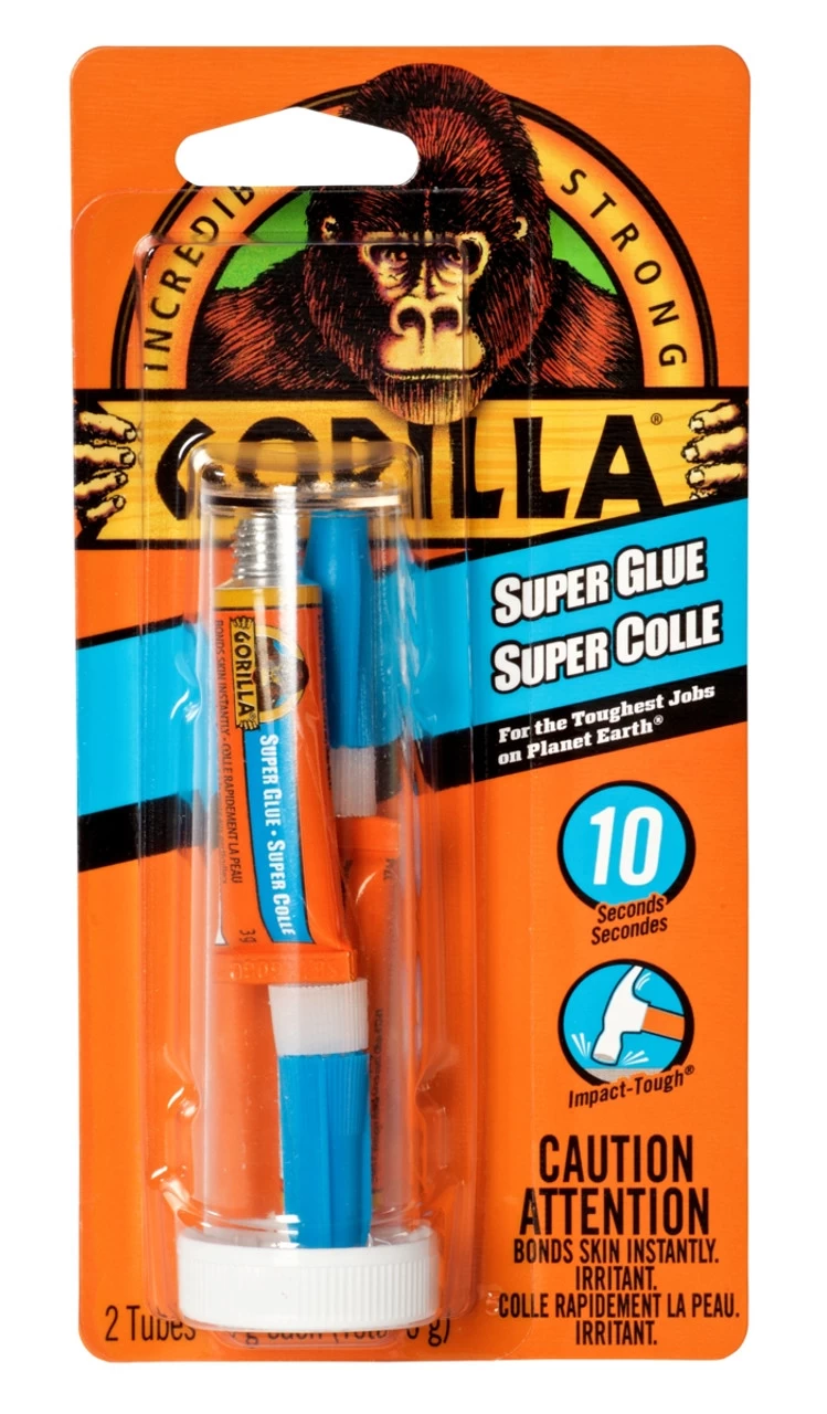 Gorilla 7900301 Super Glue 3 Grams - 2 Pack