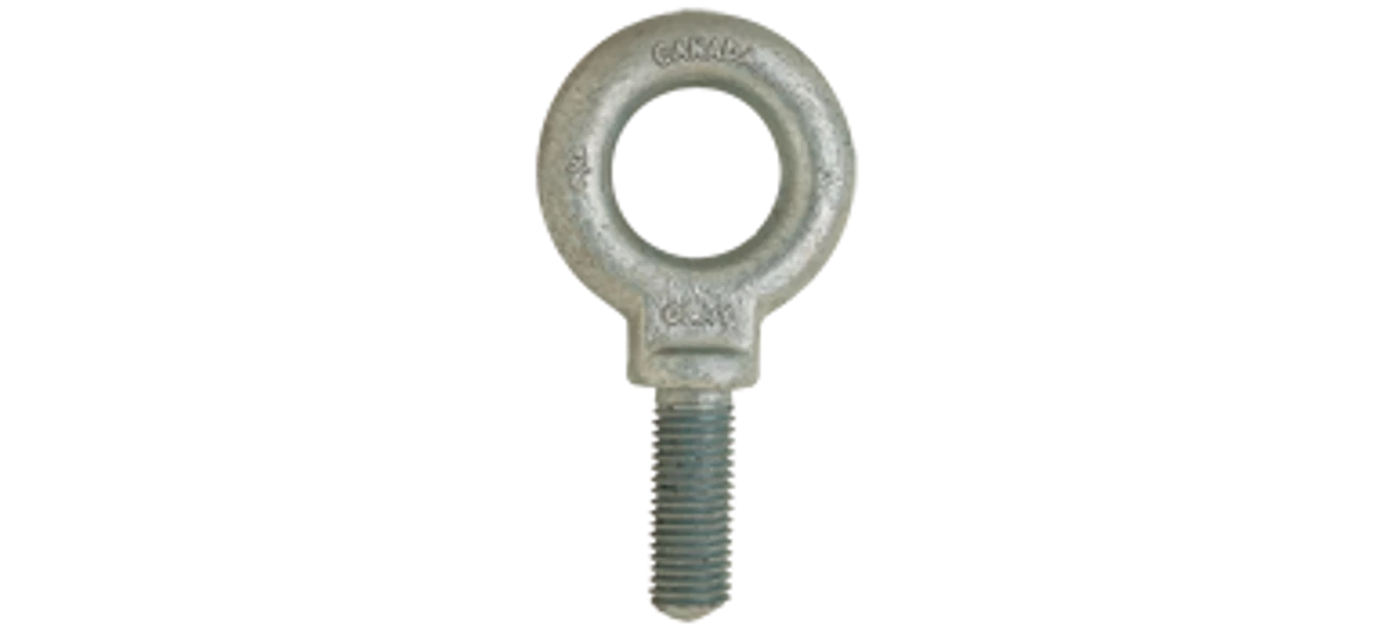 Gray Tools 3/8" SAE Shoulder Pattern Eyebolts - Galvanized