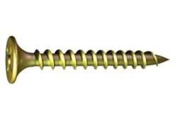 Grabber 1368YZ#10 By 4 Inch Bugle Head Streaker Screws Fine Yellow Zinc