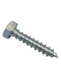 Hex Lag Screw - Zinc Plated - 1/2" Diameter