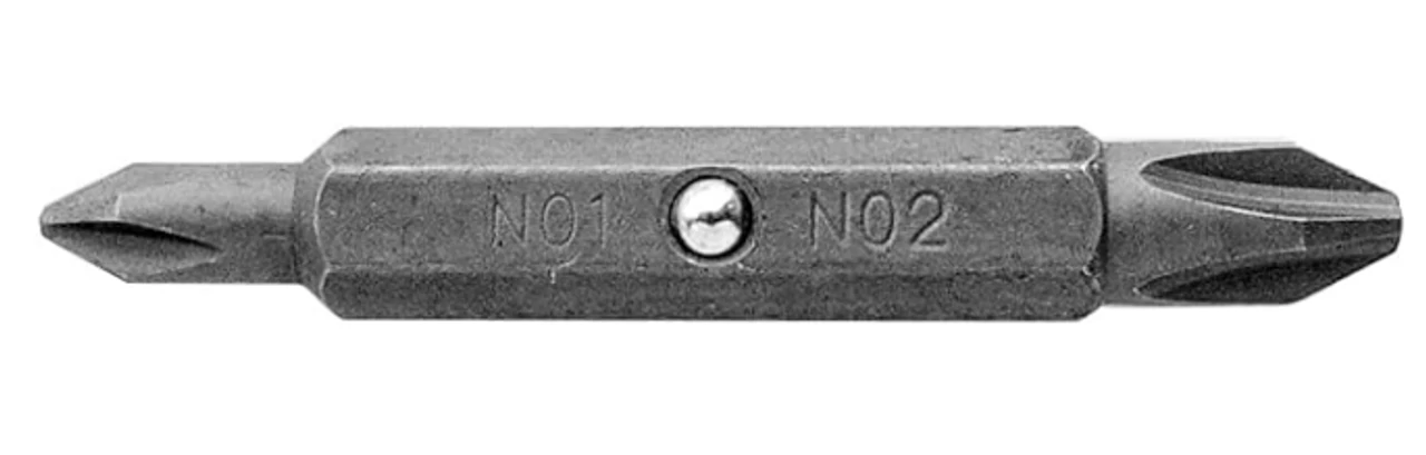 MegaPro PD1-2 Phillips Inset Bit #1, #2 1/4 In Hex