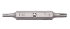 MegaPro TD10-151/4" Driver Size, T10 & T15 Size, 2" Overall Length Torx Bit