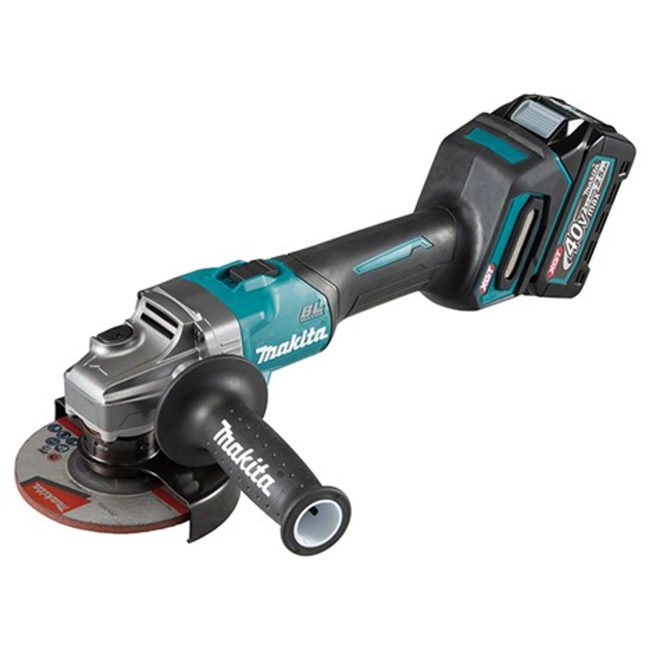 Makita GA005GM102 XGT 40V 4.0 Ah Max Brushless 5″ Angle Grinder Kit With Slide Switch - Image 2