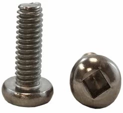 Machine Screw #10-32 X 1/2" - Round Head Robertson - Stainless Steel