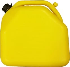 20 Litre 5 Gallon Yellow Plastic Gas Can