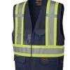 Pioneer 134N Hi-Viz Safety Vest Navy Blue - Multi Size